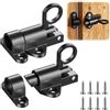 UNINGYI 2 chiavistelli automatici per porta, chiavistelli a molla, serratura per cancello da giardino, con viti, serratura a scorrimento per finestre, porte dell'armadio, cancelli da giardino, gabbie per