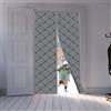 Generic Tenda Termica Isolante per Porta, Copertura Spessa in Oxford e Cotone Antispifferi con Chiusura Magnetica, Fonoassorbente & Pet Friendly(Gray,70X210cm)
