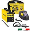 STANLEY Saldatrice Inverter MMA ad elettrodo 130A STANLEY STAR 3200 con accessori e maschera Stanley professionale