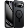 Custodia Magnetica Con Supporto Invisibile Per Google Pixel 10 Pro XL - Antiurto, Traslucida Opaca, Blu - 5
