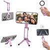 ULANZI MA60 Treppiede magnetico per telefono, Mini treppiede smartphone in alluminio con magnete bifacciale 14N, Porta telefono scrivania, Compatibile con iPhone 17,16,15,14,13,12 Samsung Xiaomi