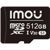 Imou Scheda di Memoria microSDXC 512GB, fino a 95/25 MB/sec