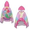 jooeer Asciugamano Poncho per Bambino, Accappatoio Bambino Spugna, Poncho da Spiaggia in Cotone con Cappuccio per Bambina Nuoto Balneazione, Asciugatura Rapida, Leggerezza, Rosa