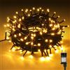 CHOIGN Catena Luminosa Esterno 20M 200 LEDs, Impermeabile 8 Modalità LED Luci da Presa, Luci Natale Luci Albero di Natale Esterno Interno, Luci Giardino per Natale, Festa, Regali, Partito, Casa