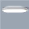 LEZOE Lampada da soffitto a LED per bagno, 12 W, 1700 lm, 140 (Lm/W), 4000 K, IP54, impermeabile, per bagno, cucina, balcone, cantina, camera da letto, corridoio, ovale, 215 x 100 x 43 mm