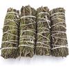 Copalosanto - Legatura Salvia Bianca 10 cm per Pulizia Energetica | Fatto a Mano in Messico | Ideale per Cerimonie e Rituali Sacri, 3 (4 Incenso Romero)