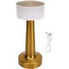 Garosa Lampada da Tavolo LED Portatile con Sensore Touch 3 Livelli di Luminosità 3 Colori di Luce Ricarica USB Acrilico 1W
