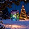 Nowupup Luci Natalizie LED per Albero di Natale e Casa - Decorazione Luminosa per Interni ed Esterni, Lanterna da Esterno, Illuminazione da Giardino, Decorativa- Losanga