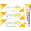 Betadent KIT 3 DENTIFRICIO SOFT per denti sensibili. Contrasta l'infiammazione gengivale. Azione sanitizzante e lenitiva. Con aloe vera, tea tree oil e ingredienti naturali. 3x100ml