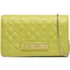 MOSCHINO Borsa donna Love spalla/tracolla ecopelle trapuntata lime B24MO68 JC4079 Piccola