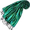 Lorenzo Cana Pashmina 78658 - Sciarpa da donna in tessuto jacquard, 100% seta, motivo cachemire, in seta