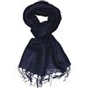 LORENZO CANA - Sciarpa - Basic - Uomo blu blu scuro