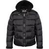 Schott NYC Piumino con cappuccio Spirito Bombardier Schott Idak2 Nero, Nero, XL