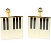 Miniblings Tastiera di Pianoforte Gemelli Box Piano Pianista Pianoforte - Gioielli a Gemelli Bottoni della Camicia da Uomo Mi Scatola di Legno Incluso