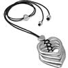 VLNET Vestopazzo collana pendente 4 cuori realizzati in alluminio 100% riciclato. Lunghezza collana 50 cm. Nickel tested. Lavorazione artigianale