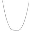 FOCALOOK Collana a catena a serpente, 2 mm, in acciaio inossidabile, per donna, uomo, lunghezza 40/45/50/55/60/65/70/75 cm, 50cm(20), Acciaio inossidabile, Senza Gemme