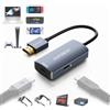 AGFINEST Adattatore 4K HDMI 2.0 a USB-C, convertitore di cavo HDMI unidirezionale a USB-C per MacBook Pro, Microsoft Surface, Xreal Air