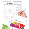Il Calendario Positivo Calendario 2026-2027 da Muro e Tavolo | Planner Mensile 18 mesi | da Appendere | Formato A4 VERTICALE - 21x30 cm | Gennaio 2026 - Giugno 2027