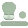 MOSISO Supporto Poggiapolsi Mouse Pad&Tastiera,Tappetino Mouse Ergonomico