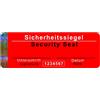 Atairs 50 sigilli di sicurezza con numero di serie, 70 x 25 mm, rosso, scrivibili | Sigillo di sicurezza, etichette di sicurezza, adesivi per sigillare, sigillo adesivo, etichette autoadesive per vuoto