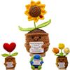 TerraDesign® | Girasole Finto | Regalo Originale Compleanno Festa Donna