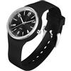 GBB Orologio al quarzo da donna, con cinturino in morbido silicone, analogico, al quarzo, con quadrante luminoso e facile da leggere, orologio da polso alla moda per studenti, donne, uomini, unisex