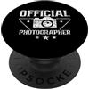 Photographer Camera Photographers Photog Fotografo Fotografo Fotografo Fotografi Fotografi Lavoro Fotografo PopSockets PopGrip Adesivo