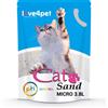 Cat Sand Lettiera per gatti in silicone Sand Micro - PH Control 3,8l (cambia colore per verificare i primi segni di malattia)