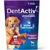 Vetocanis | Dentactiv | Stick Dentale | Dolcetti per cani gourmet | Igiene e Salute | Ricco di Carne | 85% di Pollo | Consigliato dai Veterinari | Cane 2-15kg