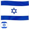 Meanju Bandiera israeliana 150x90cm, bandiera ISRAEL con distintivo, bandiera ebraica bandiera Israele con doppia cucitura, durevole, resistente alle intemperie bandiere per giardino interno