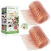 ISOTRONIC Rete in Rame 12m Protezione Lumache e Topi, Tessuto per Sigillare Fori e Fessure contro Roditori, Nastro in Rame per Aiuole, Uso Interno ed Esterno, Barriera Naturale Efficace