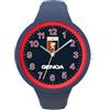 PRESTIGE & DELUXE Orologio da polso unisex Lowell one Unisex Genoa Cinturino blu - Quadrante 38 mm + portachiave calcio
