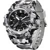 findtime Orologio militare da uomo militare, orologio tattico per sport all'aria aperta, digitale, 5 ATM, impermeabile, per ragazzi e uomini, nero, verde, orologio digitale, cronografo, orologio