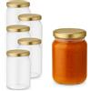 Barattolo vetro da 200 ml con coperchio - 6