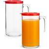 Caraffa in vetro da 1 Litro con coperchio - 2