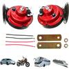 Cerioll Treno Lumaca Moto Clacson, Clacson Moto Trombe Auto Corno Moto, Moto Elettriche Horn, 2 Pezzi 12V Impermeabile Moto Horn, Clacson Moto Forte Potente, Corni Per Treni Impermeabili, Clacson Moto 12V