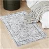 TecTake® Tappeto Salotto, Tappeto Orientale, Tappeto Pelo Corto, Tappeto Salotto Vintage Design Elegante, Tappeto Lavabile in Lavatrice, Ideale per Sala da Pranzo, Camera da Letto e Studio- 80x150 cm