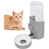 Generico Pet Drinking Station, Dog Hydration Bowl, Cat Water Dispenser, Non Spill Waters Feeder, 7.87x7.09x3.39 Inches, Cats, Dogs, Rabbits and Other Small Animals, Green & Grey