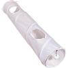 Kodxylytix Gattino Tunnel Tubo Formazione Piegato Gattino Gatto Giocattoli con Gioco Palla Gatto Tunnel Forma Dritta Bianco Forma Dritta 25x120