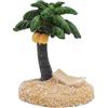 Kocris Casa Alberi di cocco Beach Fish Tank Decorazioni Desert Oasis Decor Scultura Collezione Rettile Tartaruga Lucertola Ragno Gecko Serbatoi Terrario Statuetta Ornamento Pet