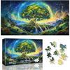Ginfonr Puzzle Da 1000 Pezzi, Albero Puzzle per Adulti Rompicapo Impegnativo, Paesaggio Giochi Di Puzzle per Tutta La Famiglia, Un Regalo Festivo per Gli Amici in Una Bella Confezione