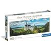 Clementoni - Puzzle 1000 Pezzi per Adulti e Ragazzi, Collection, Tema Castello di Neuschwainstein, Idea Regalo Uomo e Donna, Made in Italy, 98x33 cm, 39883
