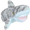 EcoBuddiez Bambola a mano - Tiger Shark di Deluxebase squalo peluche per bambini Eco-Friendly Animal Toy Bambola per Pretend Play e regali per bambini.