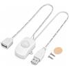 Ouitble Mini PIR LED Sensore di Movimento DC 5-24V 2A Mini Interruttore Automatico PIR Sensore di Movimento Interfaccia USB per Corridoi Seminterrati Magazzini (Bianco)