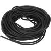 QUARKZMAN Guarnizione in Gomma per Porte e Finestre, 2.5mm(0.1) Dia 8.5m(27.89 Ft) L Garnizioni Schiuma Rotonda Guarnizione Finestra Solida per Magazzino, Tappetini, Tubi Schiuma- Nero