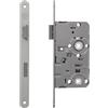 ToniTec Serratura a incastro, per porta WC, a destra, 20 x 235 mm, diametro 55 mm