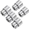 QUARKZMAN Set di Prese a Bocca Superficiali a 6 Punti, 1/2 Drive 20mm 21mm 22mm 23mm 24mm Presa Bassa Metrica Cr-V per Riparazioni Fai da Te e Automobilistiche