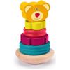 SEVI Impilabile tattile magnetico Orso (6 pz) Sevi | Giochi in legno educativi bambini dai 2 anni | 15,5x10x10cm | Costruzioni e play set | modello 83124