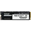 PATRIOT P400VP4TBM28H P400 V4 SSD, 4TB, M.2 2280 PCIe Gen 4x4, 6200/5200 MB/s, Black, Heatsink - P400VP4TBM28H
