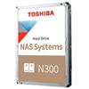 Toshiba 12TB 3.5'' SATA N300 NAS 7.200rpm 256MB intern - Festplatte - Serial ATA - HDWG51CUZSVA